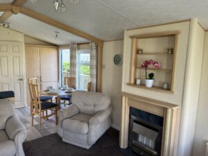 Willerby Aspen Lounge Area Sandy Bay Caravan Park Preesall