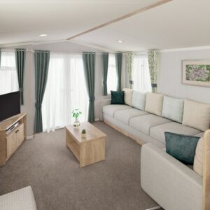 Swift Burgundy Lounge Area Sandy Bay Caravan Park Preesall