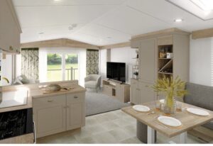 Swift Moselle Living Area Sandy Bay Caravan Park Preesall