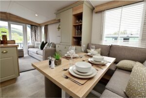Swift Moselle Living Area Sandy Bay Caravan Park Preesall