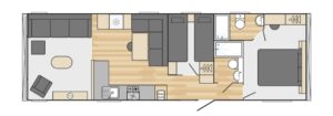 Swift Moselle Floor Plan Sandy Bay Caravan Park Preesall