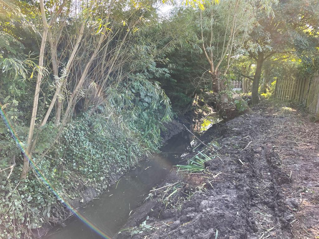 Dyke clearance Sandy Bay