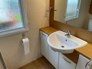 Wash room BK Caprice Sandy Bay Caravan Park Preesall