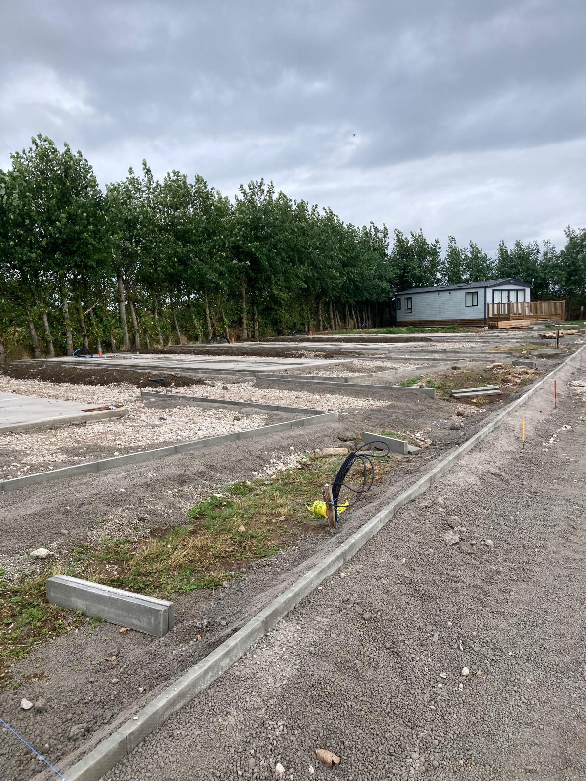 New Pitches at Sandy Bay Caravan Park